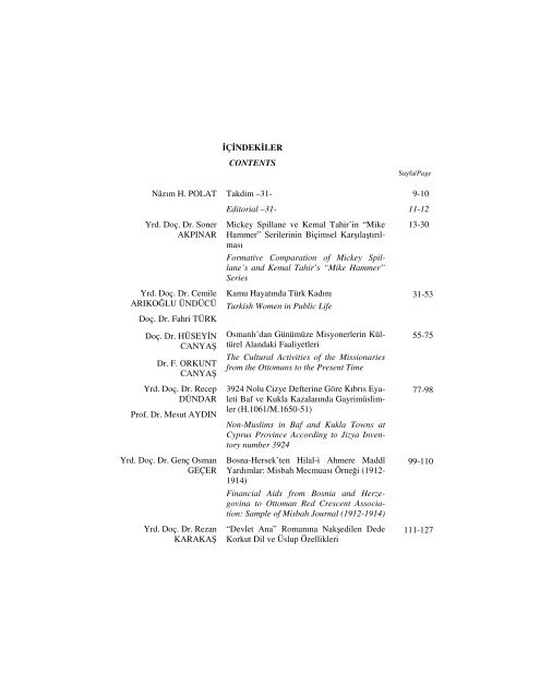 journal of turkology research tubar volume_31