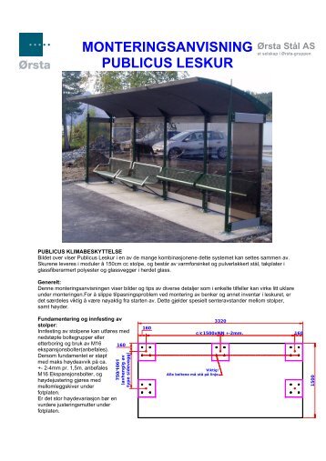 MONTERINGSANVISNING PUBLICUS LESKUR - Euroskilt AS