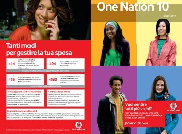One Nation 10 - Vodafone