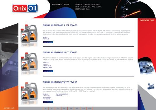 INFINITELY LUBRICATING - Onix Oil