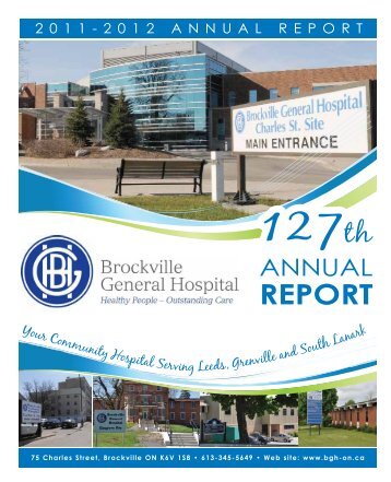 2012 - Brockville General Hospital