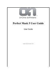 Perfect Mask 5 User Guide - onOne Software