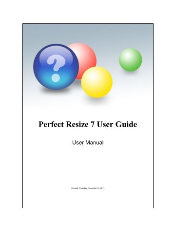 Perfect Resize 7 User Guide Help - onOne Software