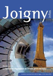 2 Joigny infos nÂ° 48 - fÃ©vrier 2013