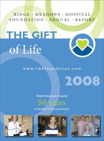 50 years - Ridge Meadows Hospital Foundation