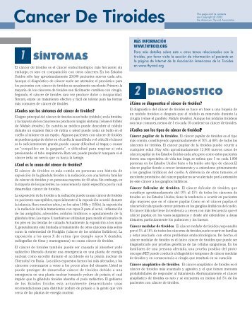 Cancer De Tiroides - American Thyroid Association