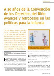 a 20 aÃ±os de la ConvenciÃ³n de los derechos del niÃ±o ... - Tarea