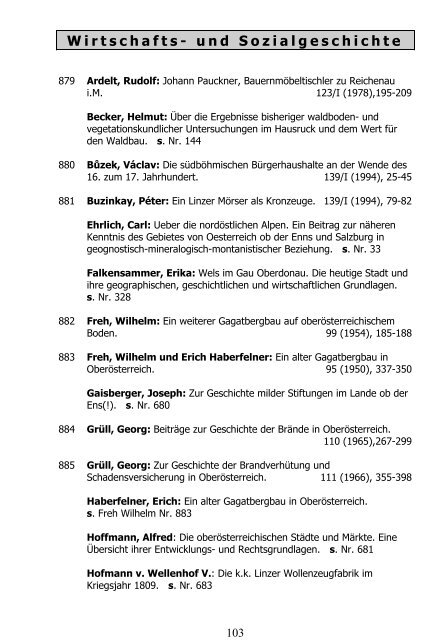 Register zu den Bänden 1 (1835) - 150 (2005) des Jahrbuches