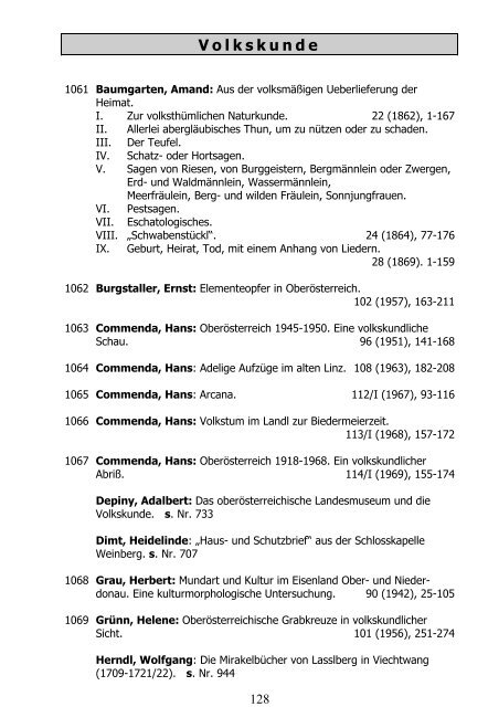 Register zu den Bänden 1 (1835) - 150 (2005) des Jahrbuches