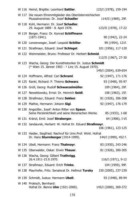 Register zu den Bänden 1 (1835) - 150 (2005) des Jahrbuches