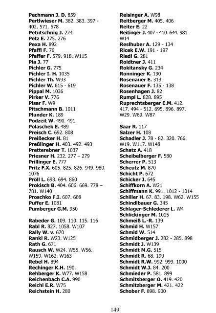 Register zu den Bänden 1 (1835) - 150 (2005) des Jahrbuches