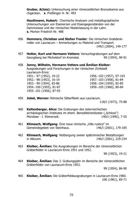 Register zu den Bänden 1 (1835) - 150 (2005) des Jahrbuches