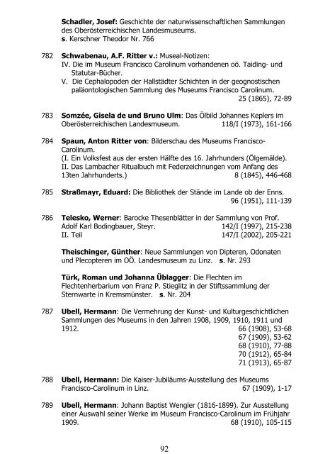 Register zu den Bänden 1 (1835) - 150 (2005) des Jahrbuches