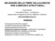 Compositi in fibra cellulosica per uso strutturale, Università dell ...