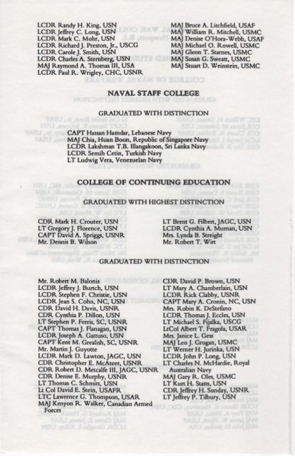 June 16, 1995 - US Naval War College