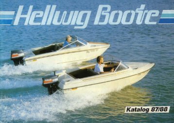 Gesamtkatalog 1985/86 - Hellwig Boote