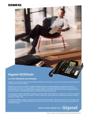 Gigaset SX353isdn - Onedirect