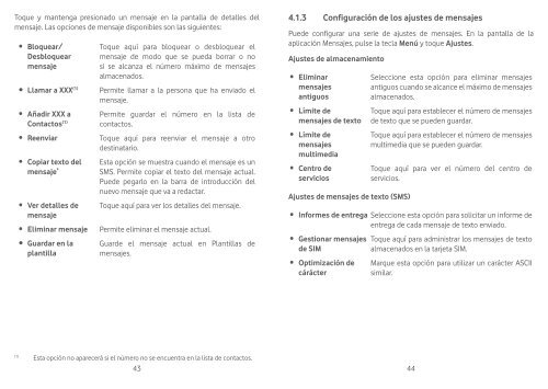 User manual Vodafone Smart II