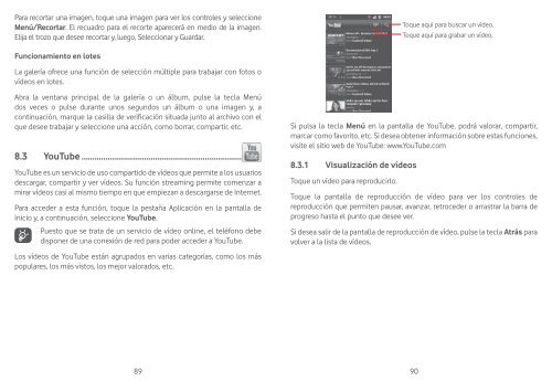 User manual Vodafone Smart II