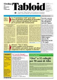 Gennaio - Febbraio - Marzo 2007 - Ordine dei Giornalisti