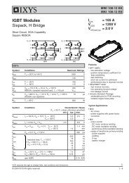 IGBT Modules Sixpack, H Bridge - Europower Components Ltd