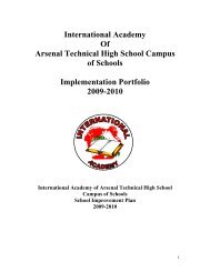 IA SIP 2009-2010 - Arsenal Technical High School - Indianapolis ...