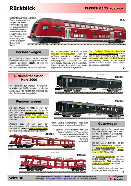 Aktuell - Spur N Datenbank