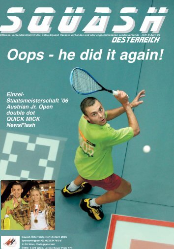 2006 'Wilson' Squash- STAATSMEISTERSCHAFT - beim ...