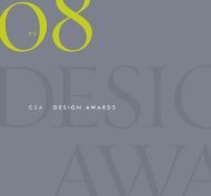 Winners of the 2008 Biennial Design Awards - GSA