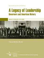 A Legacy of Leadership - Pearson Foundation