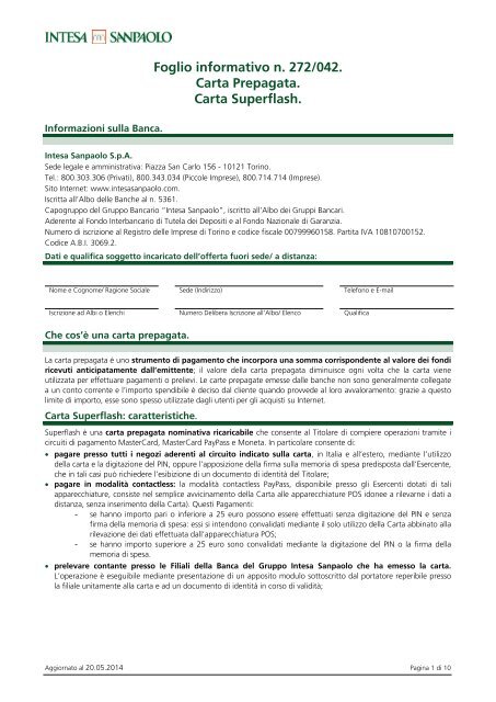 Carta Prepagata Superflash