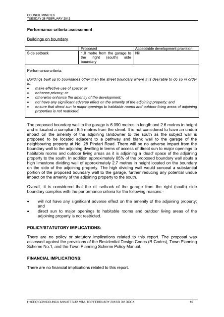 Council Minutes - Town of Cambridge