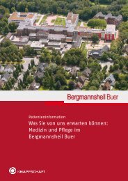 BKB LeistungsbroschÃ¼re - Bergmannsheil Buer