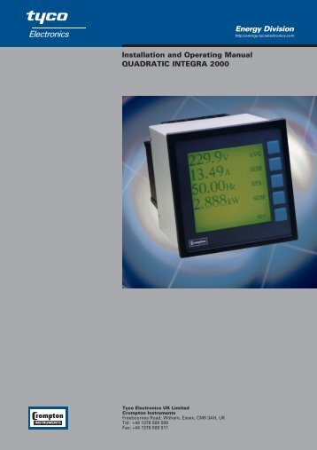 quadratic integra 2000 - Crompton Instruments