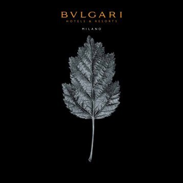 Download Brochure - Bulgari Hotels & Resorts