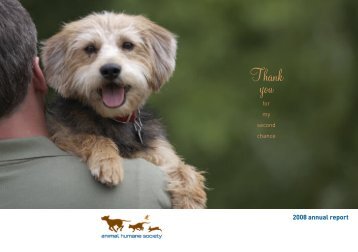 Thank you for - Animal Humane Society