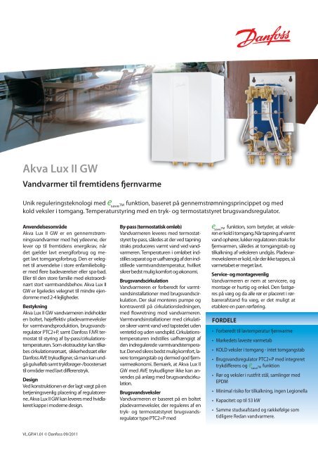 Akva Lux II GW - Danfoss Redan A/S