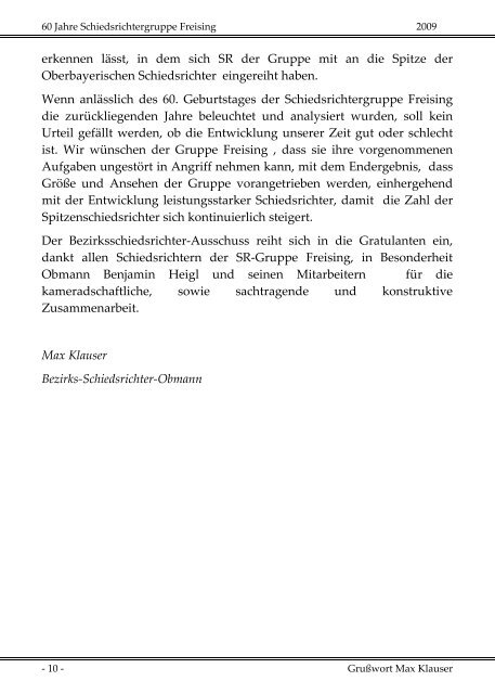 Zeitschrift - SRG Freising
