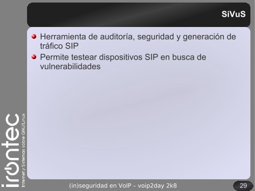 (in)seguridad en VoIP - Asterisk-ES