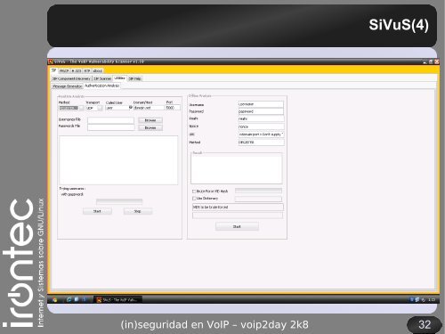 (in)seguridad en VoIP - Asterisk-ES