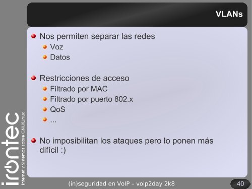 (in)seguridad en VoIP - Asterisk-ES