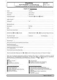 Personalbogen - HPTP GmbH