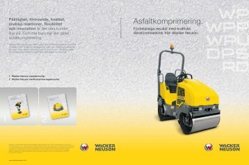 Asfaltkomprimering. - Wacker Neuson