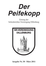 Der Peifekopp - Schiedsrichter Vereinigung Dillenburg