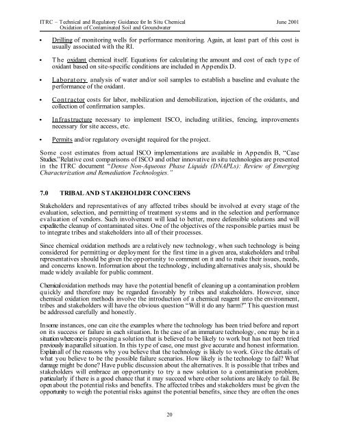 Technical and Regulatory Guidance for In Situ Chemical ... - ITRC