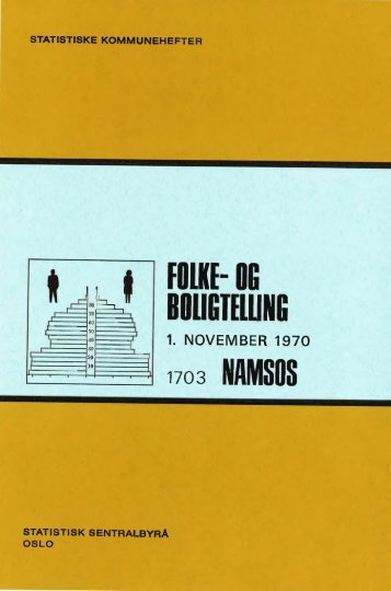 Folke- og boligtelling 1. November 1970. 1703 Namsos