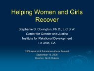 Helping Women and Girls Recover