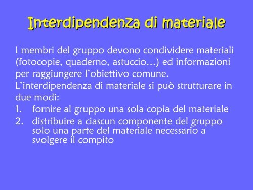 Cooperative Learning - USP di Piacenza