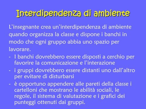 Cooperative Learning - USP di Piacenza