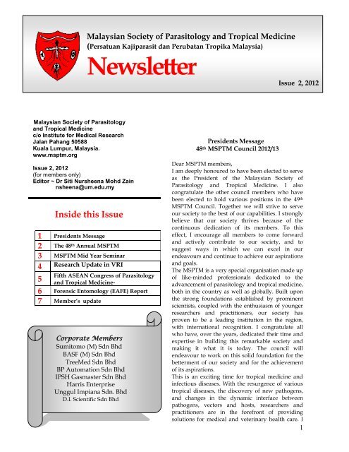 Newsletter - MSPTM